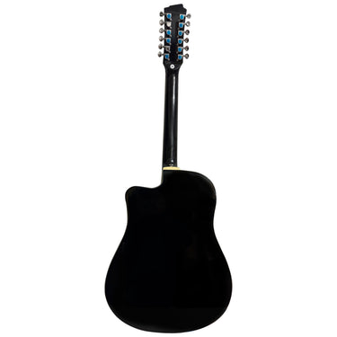 Guitarra Acustica Bamboo Negra C/funda 41